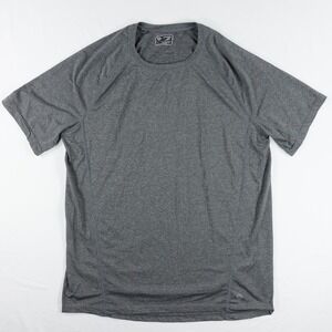 Mondetta Outdoor Project T-Shirt Men's Medium Raglan Activewear Gym Stretch Grey
